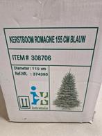 kunstkerstboom Romagne blauw  155 cm, Diversen, Kerst, Ophalen of Verzenden, Zo goed als nieuw