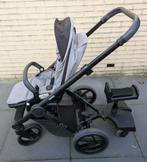Complete Mutsy Evo2 kinderwagen set met meerijdplankje, Kinderen en Baby's, Kinderwagens en Combinaties, Ophalen, Gebruikt, Combiwagen