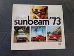 folder Sunbeam programma 1973 - Nederlands, Ophalen of Verzenden, Zo goed als nieuw, Overige merken, Sunbeam
