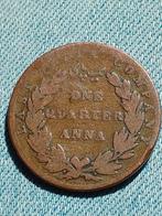 Brits India 1 Quarter Anna 1835 William IV, Verzenden, Zuid-Azië, Losse munt