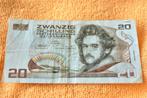 Bankbiljet - Oostenrrijk 20 schillings 1986 zf (p 874, Postzegels en Munten, Bankbiljetten | Europa | Niet-Eurobiljetten, Los biljet
