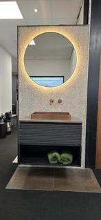 Primabad onderkast met Dekker waskom + spiegel - showmodel, Ophalen, 50 tot 100 cm, Zo goed als nieuw, Minder dan 100 cm
