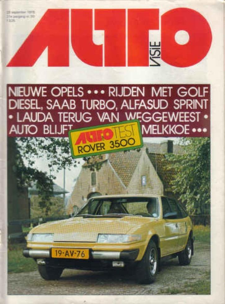 Autovisie 20 1976 : Rover 3500 - Porsche 935 - Fiat Ritmo, Boeken, Auto's | Folders en Tijdschriften, Zo goed als nieuw, Algemeen