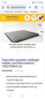 Granuflex staltegels/ stalmatten ongeveer 7m², Dieren en Toebehoren, Ophalen, Gebruikt