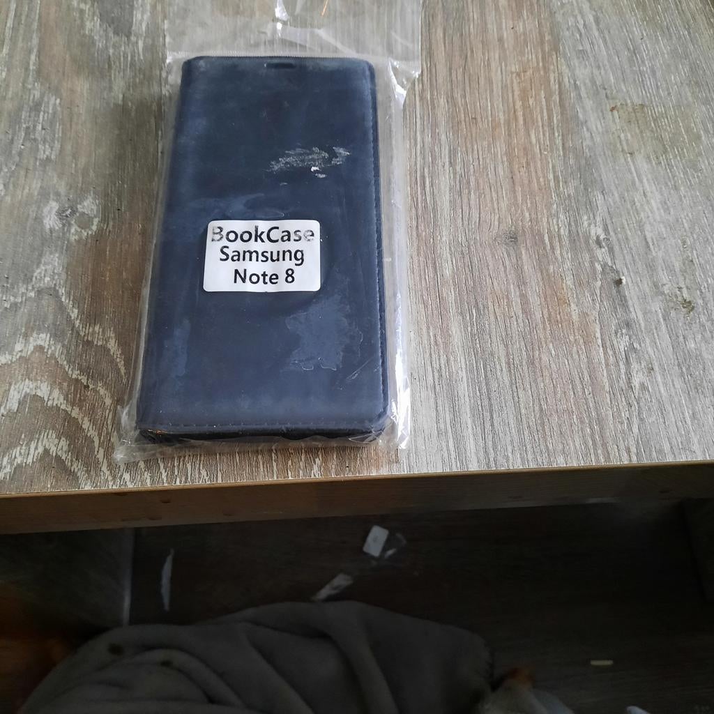 Samsung Note 8 Bookcase Hoesje - Nieuw in verpakking, Ophalen of Verzenden, Nieuw, Hoesje of Tasje