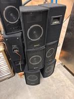 Skytec luidsprekers - 13 stuks in 1 koop, Overige merken, Gebruikt, Ophalen of Verzenden, 120 watt of meer