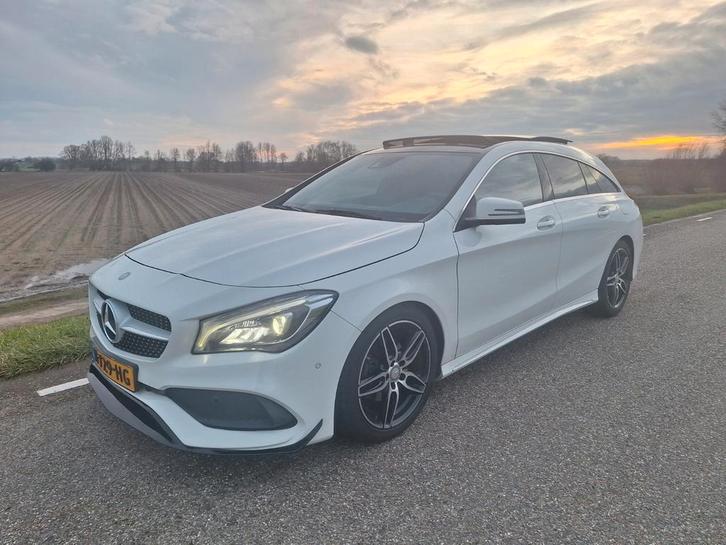 Mercedes-Benz CLA 1.6 Cla180 90KW Sh.br. 7G-DCT 2016 Wit, Auto's, Mercedes-Benz, Particulier, CLA, ABS, Adaptieve lichten, Airbags