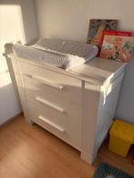 Bopita Babykamer Commode + Ledikant Wit, Ophalen of Verzenden, Zo goed als nieuw, Jongetje of Meisje