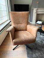 Draaibare fauteuil (kleur cognac), Ophalen, Gebruikt, Minder dan 75 cm, Stof