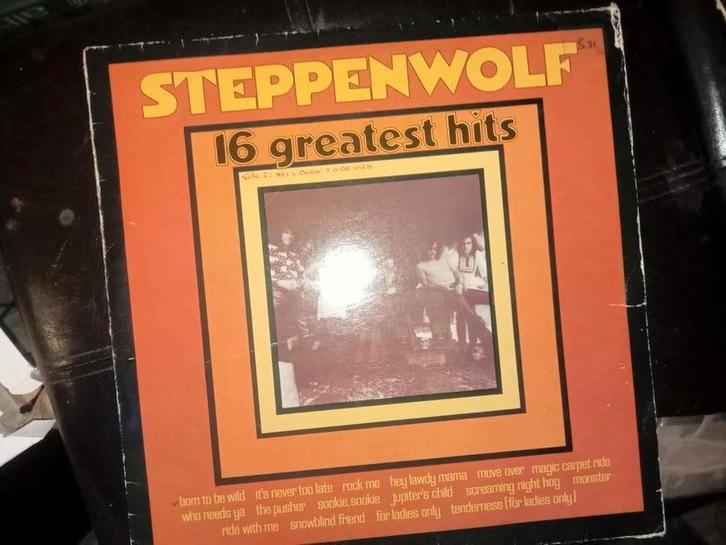 Steppenwolf - 16 Greatest Hits Vinyl LP, Cd's en Dvd's, Vinyl | Rock, Gebruikt, Rock-'n-Roll, 12 inch, Ophalen of Verzenden