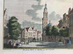 Zutphen, Grote Markt en Wijnhuis, Philips, 1741, Antiek en Kunst, Kunst | Etsen en Gravures, Verzenden