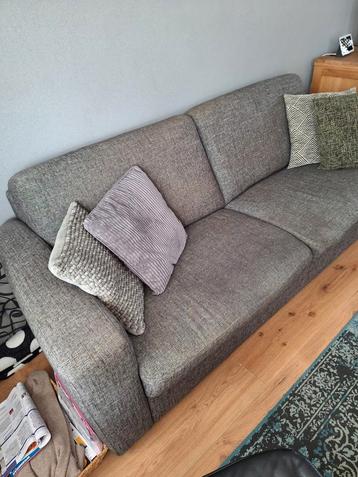 2,5 zits bank, grijze stof