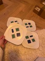 Retro Base Camp melamine bordjes - set van 4, Ophalen of Verzenden, Overige materialen, Overige stijlen, Bord(en)