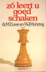 Zó leert u goed schaken. Serie 1, Boeken, Gelezen, Ophalen of Verzenden, M.Euwe en W.Muhring, Denksport