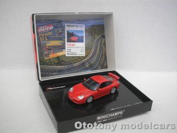Porsche 911 GT3 (996.2) 2003 Rood 1/43 Minichamps beschikbaar voor biedingen