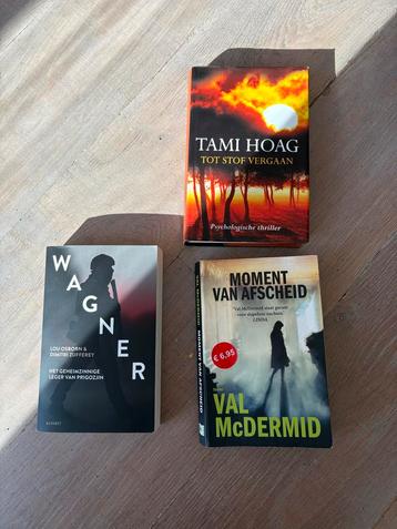 Thrillers: McDermid, Hoag, Osborn/Zufgerey beschikbaar voor biedingen