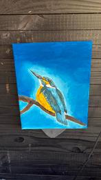Ijsvogel  schilderij door linda Snijder, Ophalen of Verzenden
