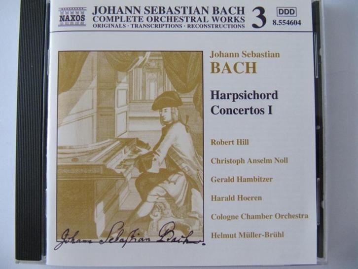 JS Bach - Harpsichord Concertos BWV 1052, 1053, 1055, 1056, Cd's en Dvd's, Cd's | Klassiek, Zo goed als nieuw, Kamermuziek, Barok