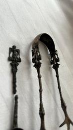 Suiker tang met klauwen en schep, Antiek en Kunst, Ophalen of Verzenden, Zilver