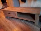 TV Meubel, Ophalen, Gebruikt, 100 tot 150 cm, Eikenhout