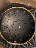 Lotus Tongue drum bijna 31 Cm GROOT Zwart 13 tonen NIEUW, Ophalen of Verzenden, Nieuw, Melodische percussie