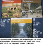 splinternieuw, set van 3 boeken met oude schoolplaten, Boeken, Ophalen of Verzenden, Nieuw, Plaatjesalbum