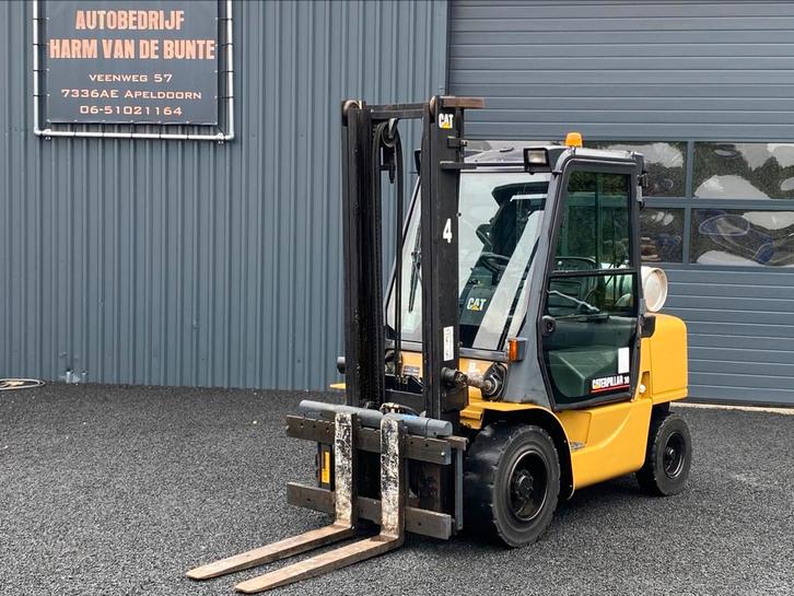 Marge Heftruck caterpillar 3 tons gas Sideshift duplo mast, Zakelijke goederen, Machines en Bouw | Heftrucks en Intern transport