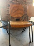 Te koop: Vintage schoolstoelen Retro & stijlvol!, Ophalen, Zo goed als nieuw, Bruin