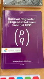 Basisvaardigheden Toegepast Rekenen voor het HEO, Ophalen of Verzenden, Zo goed als nieuw, G.J.S Reus; W.E. Groen, Nederlands