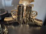 Pistool Kaarsenhouder - Gouden Blikvangers!, Ophalen, Gebruikt