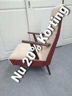 OPRUIMING! Vintage fauteuil teddy gestoffeerd, Overige kleuren, Zo goed als nieuw, Stof, Eén