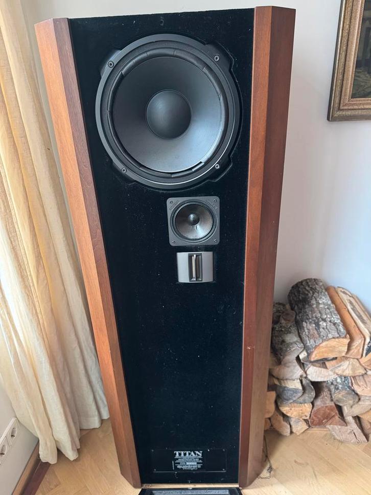 Titan Quadral luidspreker - Topkwaliteit!, Audio, Tv en Foto, Luidsprekers, Gebruikt, Front, Rear of Stereo speakers, 120 watt of meer