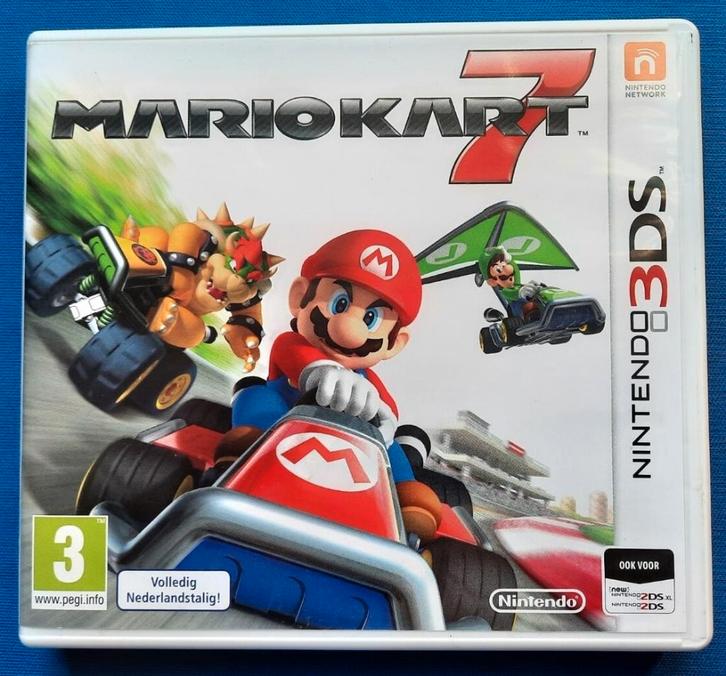 Mario Kart 7, Spelcomputers en Games, Games | Nintendo 2DS en 3DS, Gebruikt, Avontuur en Actie, 1 speler, Vanaf 3 jaar, Ophalen of Verzenden