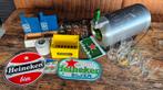 Lotje/verzameling Heineken spullen, Verzenden, Gebruikt, Heineken