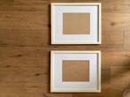 2 grote witte houten West Elm fotolijsten (36 x 44 cm), Ophalen, Zo goed als nieuw