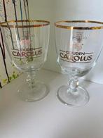 Gouden Carolus bierglazen set van 2 glazen, Ophalen of Verzenden, Nieuw, Glas of Glazen, Overige merken