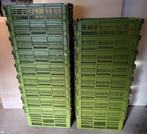 Gebruikte beugelbak van Curtec stapelbaar 60 liter groen, Doe-het-zelf en Verbouw, Kratten en Dozen, Ophalen, Gebruikt, 40 tot 60 cm