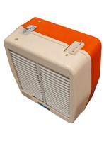 Vintage elektrisch kacheltje oranje wit én retro ventilator, Verzamelen, Retro, Ophalen of Verzenden, Huis en Inrichting