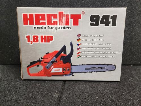 Hecht 941 kettingzaag benzine 35 CM 1.8 PK, Doe-het-zelf en Verbouw, Gereedschap | Zaagmachines, Nieuw, Kettingzaag, 1200 watt of meer