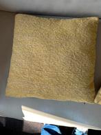 Gele sierkussen - Zo goed als nieuw, Huis en Inrichting, Ophalen of Verzenden, Zo goed als nieuw, Geel, Vierkant