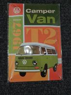 Metalen bord VW T2 Camper Van [20x30cm], Verzamelen, Automerken, Motoren en Formule 1, Nieuw, Auto's, Ophalen of Verzenden