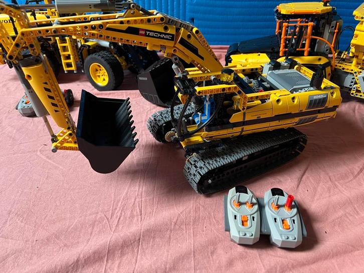 LEGO Technic 8043 graafmachine, Kinderen en Baby's, Speelgoed | Duplo en Lego, Zo goed als nieuw, Lego, Complete set, Ophalen of Verzenden
