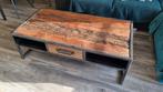 Salontafel industrieel uit India, Huis en Inrichting, Tafels | Salontafels, Ophalen, 100 tot 150 cm, 50 tot 100 cm, Zo goed als nieuw