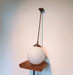 Vintage - Antieke Art Deco Hanglamp Opline Bol Groot, Ophalen of Verzenden, Zo goed als nieuw, Art Deco, 75 cm of meer