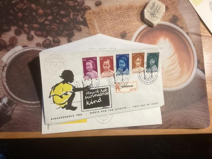 No4767 Suriname E27 aangetekend Paramaribo anders Heb ook, Postzegels en Munten, Postzegels | Eerstedagenveloppen, Onbeschreven