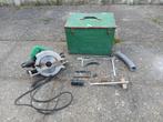 Hitachi cirkelzaag in kist 1010 Watt te koop, Doe-het-zelf en Verbouw, Gebruikt, Cirkelzaag, 600 tot 1200 watt, Ophalen of Verzenden