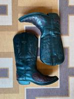Vintage Cowboylaarzen Western Boots maat 39, Malamo boots, Hoge laarzen, Zwart, Ophalen of Verzenden