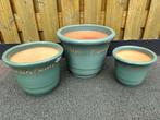 GLOEDNIEUW !! Prachtige Sierlijke Bloempotten; 3 In 1 !!, 40 cm of meer, Rond, Nieuw, Minder dan 40 cm