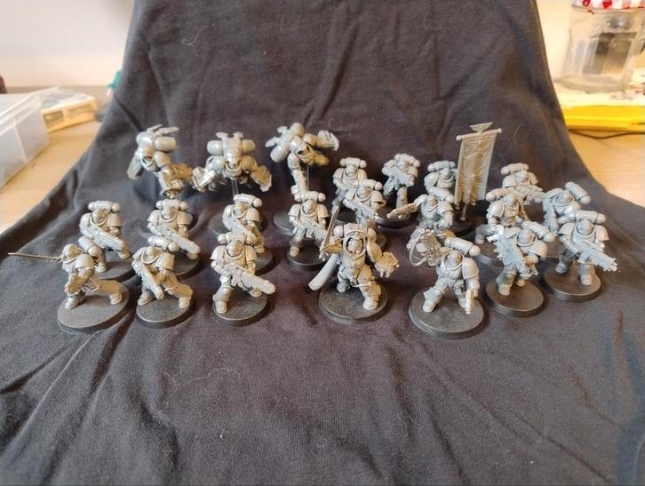 Warhammer 40000 Dark Imperium Primaris Space Marines, Hobby en Vrije tijd, Wargaming, Zo goed als nieuw, Warhammer 40000, Figuurtje(s)