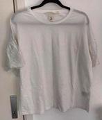 Leuk wit shirt met broderie mouwen, maat L, Wit, Maat 42/44 (L), Nieuw, Ophalen of Verzenden